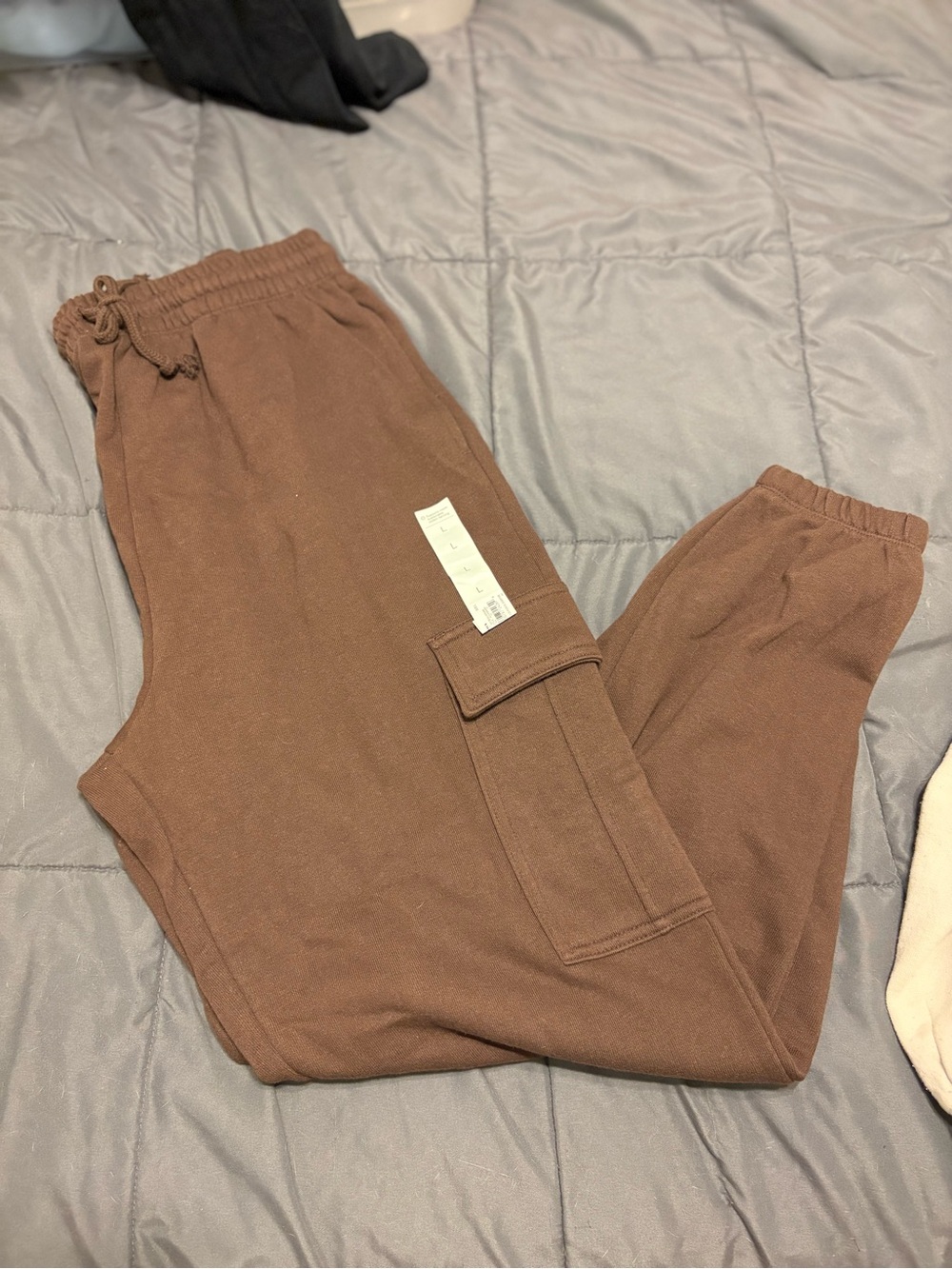 Women’s SO brand Brown Cargo Pocket Jogger Pants